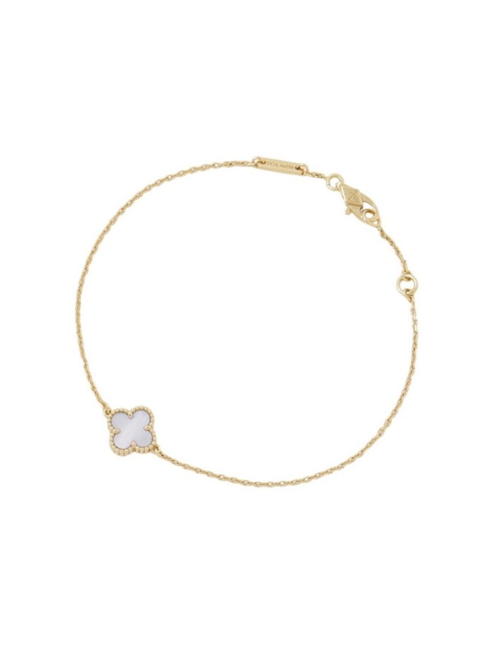 Van Cleef & Arpels Bracelet Sweet Alhambra Mother of Pearl 18k Yellow Gold